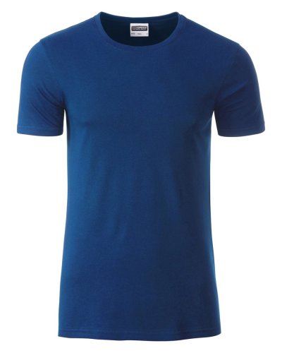 T-shirt basic t uomo cotone organico Dark Royal