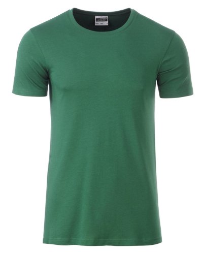T-shirt basic t uomo cotone organico Irish Green