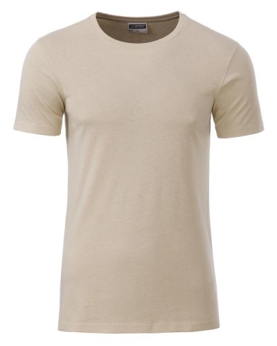 T-shirt basic t uomo cotone organico Stone