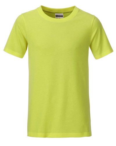 T-shirt basic t bambino Acid Yellow