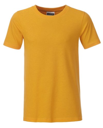 T-shirt basic t bambino Gold Yellow