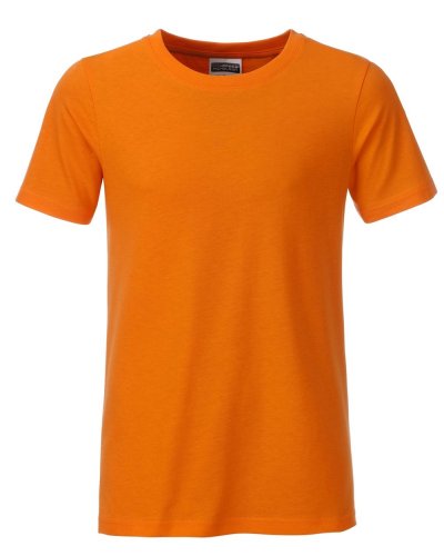 T-shirt basic t bambino Orange