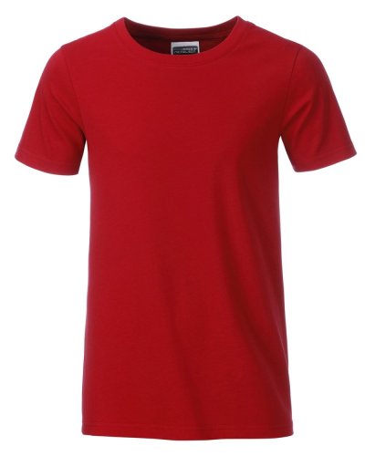 T-shirt basic t bambino Red
