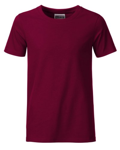 T-shirt basic t bambino Wine