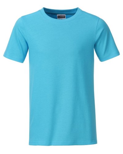 T-shirt basic t bambino Turquoise