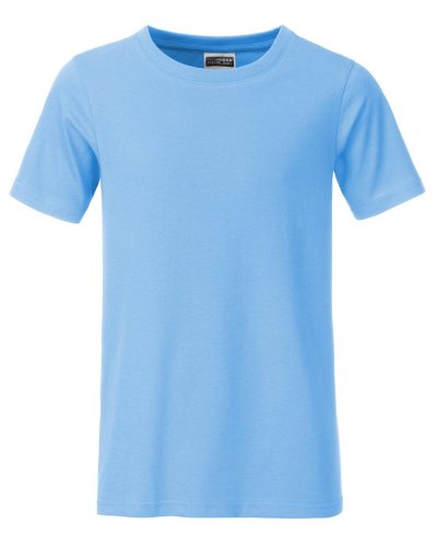 T-shirt basic t bambino Sky Blue