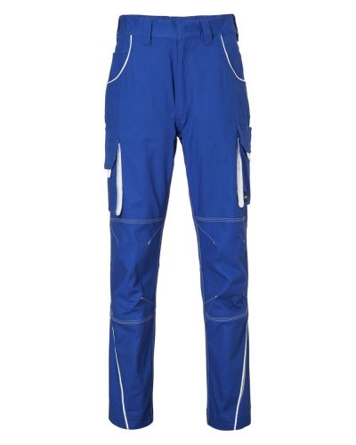 Pantaloni da lavoro Pants-Level 2 James & Nicholson Royal/White
