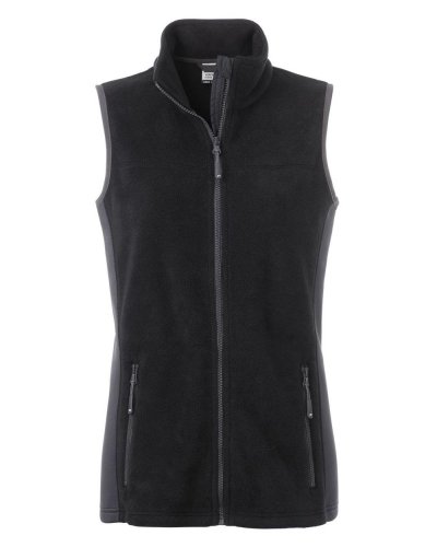 Gilet da lavoro fleece vest donna Black / Carbon