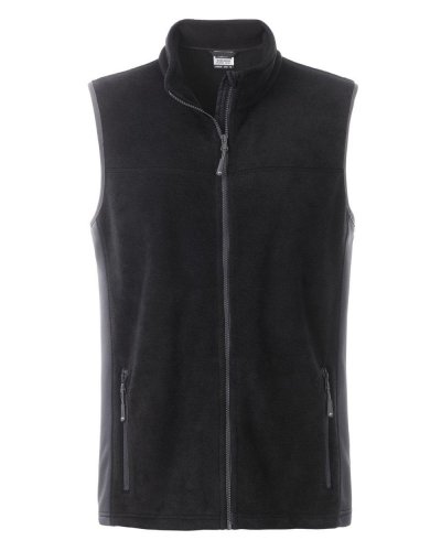 Men's Workwear Fleece Vest - Strong Black / Carbon