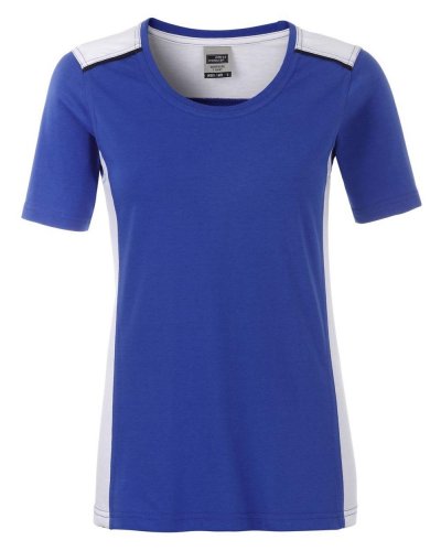 T-shirt da lavoro level 2 donna Royal/White