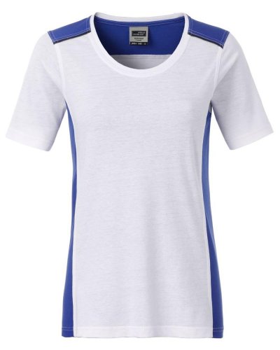 T-shirt da lavoro level 2 donna White/Royal