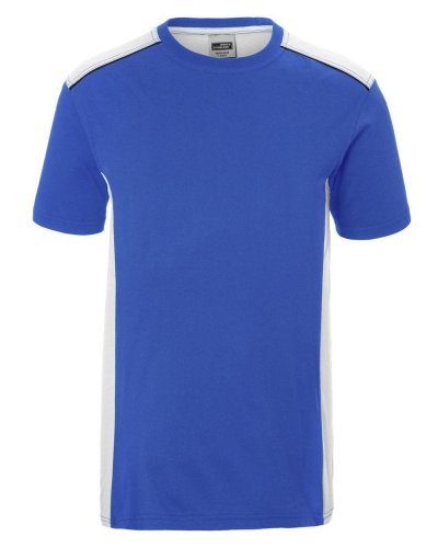 T-shirt da lavoro level 2 uomo Royal/White