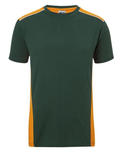 T-shirt da lavoro level 2 uomo Dark-Green/Orange