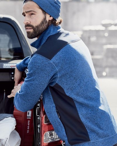 Men's Knitted Workwear Fleece Jacket - Strong