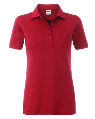 Polo manica corta da lavoro Pocket Donna