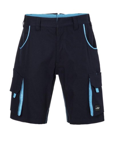 Workwear Bermudas - Color Navy/Turquoise