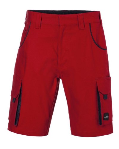 Workwear Bermudas - Color Red/Navy