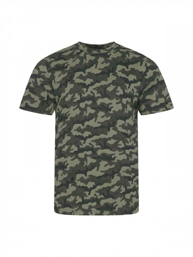 T-shirt Camo T uomo Red camo