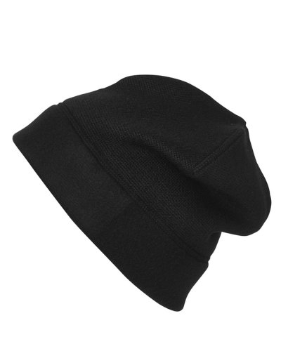 Knitted Fleece Workwear Beanie - Strong Carbon-Melange/Black