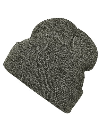 Melange Beanie Black Melange