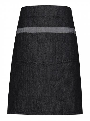 Domain Contrast Denim Waist Apron