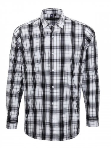 Camicia a maniche lunghe da uomo Ginmill check