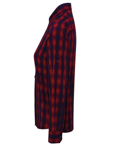 Ladies' LSL 'Mulligan' Check Cotton Bar Shirt     t