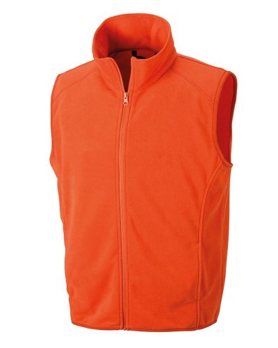 Micro Fleece Gilet Orange
