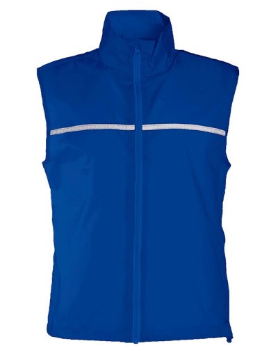 Giacca smanicata antivento Runner Royal Blue