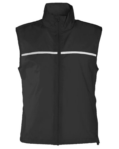 Giacca smanicata antivento Runner Black