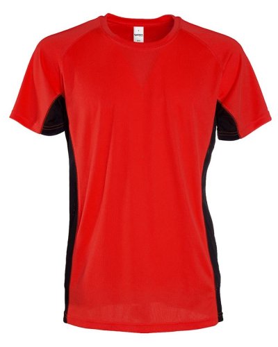 T-shirt maniche corte raglan Air Red/Black
