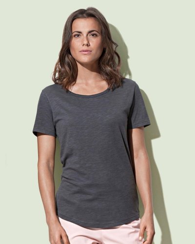 Camiseta orgánica Slub mujer