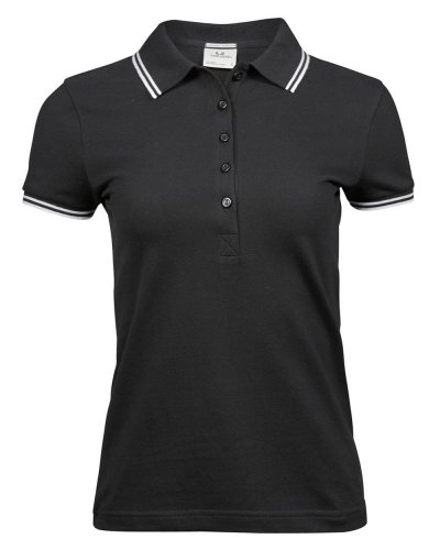 Polo Luxury Stripe  - Donna Navy/White