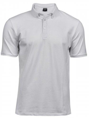 Fashion Luxury Stretch Polo White