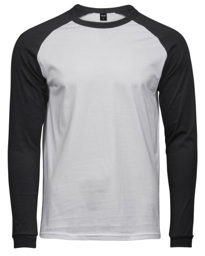 T-Shirt Baseball Tee - Uomo White/Black