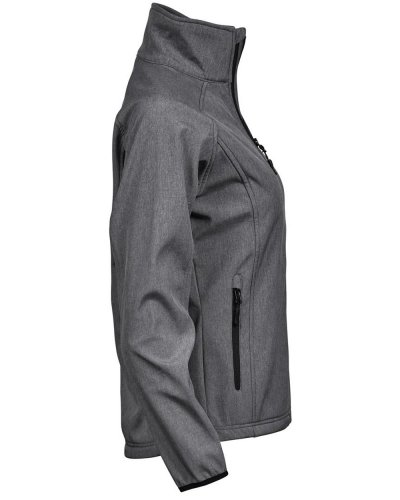 Ladies Lightweight Performance Softshell Grey Melange