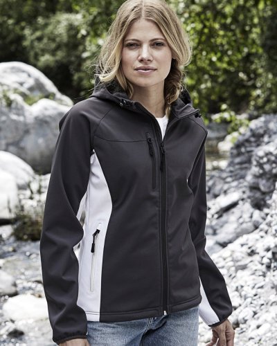 Ladies Hooded Lightweight Performance Softshell