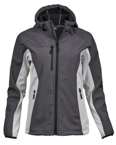 Ladies Hooded Lightweight Performance Softshell