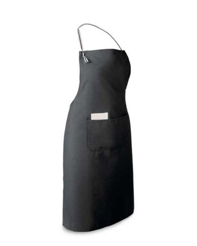Grembiule in cotone e poliestere Chives Nero
