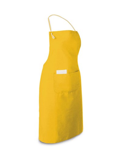 Grembiule in cotone e poliestere Chives Giallo