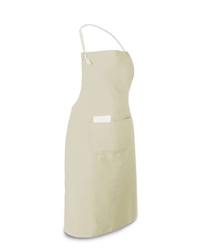 Grembiule in cotone e poliestere Chives Beige