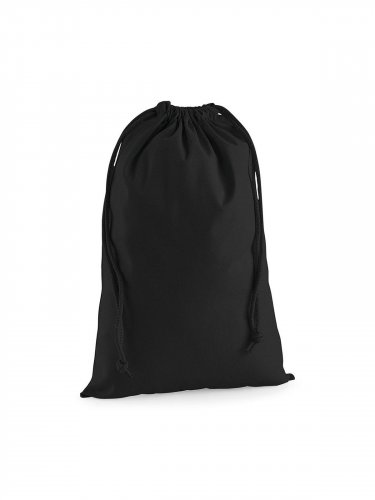 Sacca Premium Cotton Stuff Bag S Black