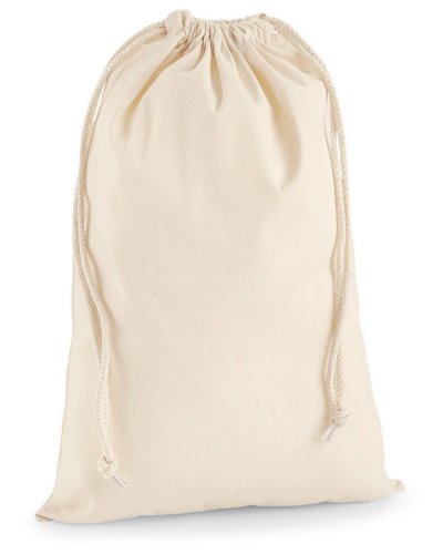 Sacca Premium Cotton Stuff Bag S Natural
