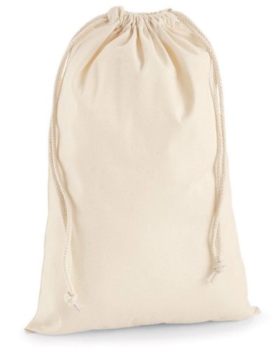 Premium Cotton Stuff Bag XS Natural