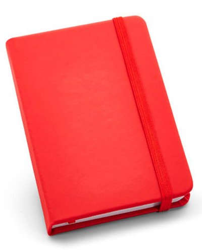 Block note in similpelle Rosso