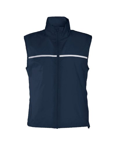 Giacca smanicata antivento Runner Navy
