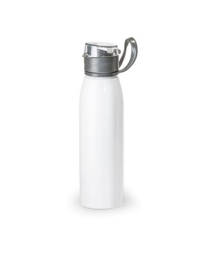 Borraccia sportiva in alluminio 650 ml Bianco