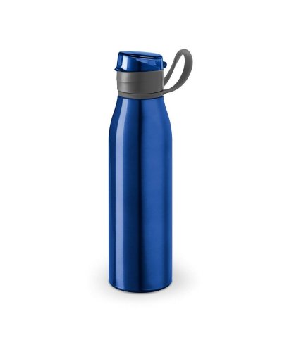 Borraccia sportiva in alluminio 650 ml Blu Reale