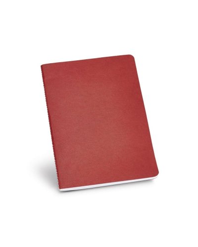 Block notes A5 con 80 pagine a righe Rosso