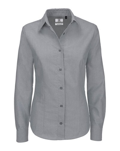 Camicia donna maniche lunghe Oxford Silver Moon